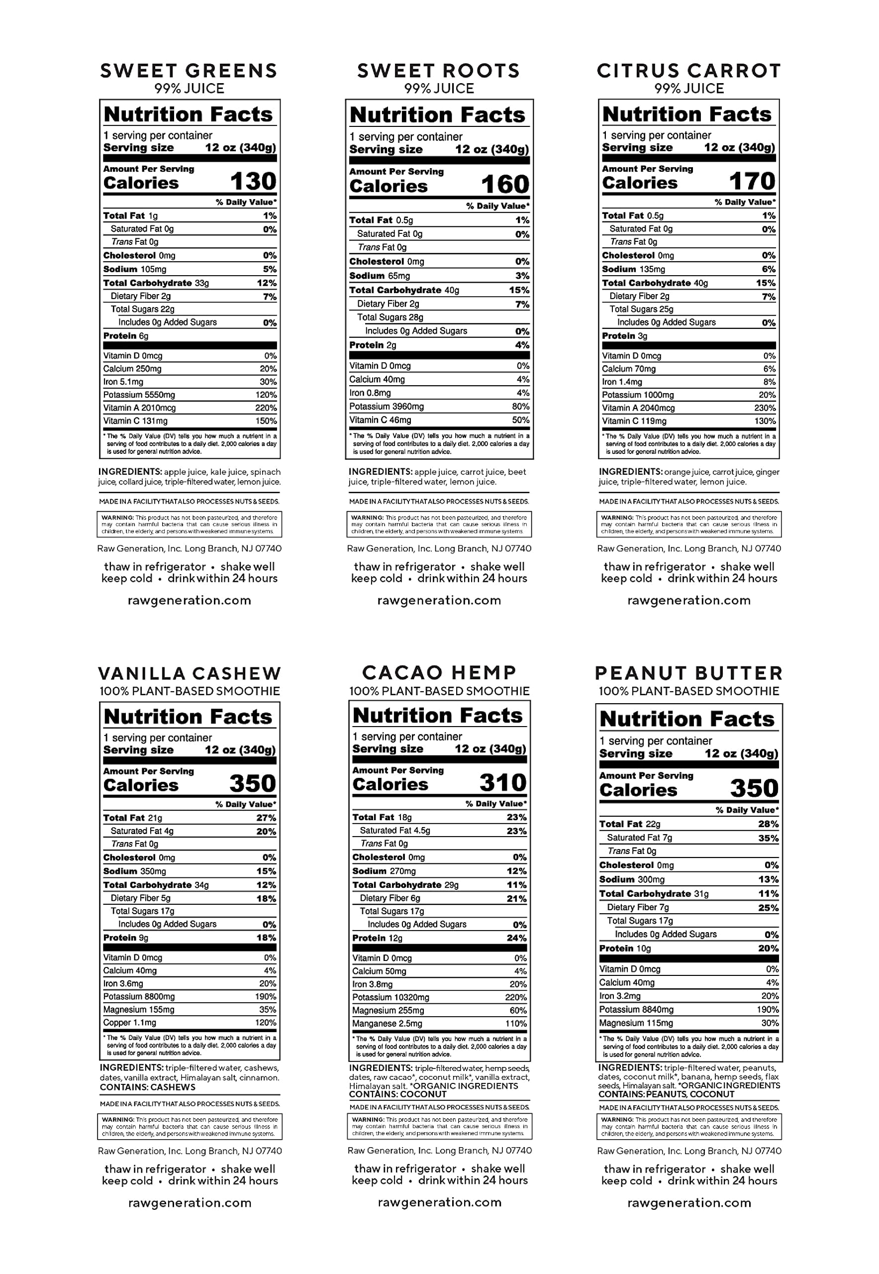 Raw Generation 5-Day Protein Cleanse – High Protein Juice Cleanse with Dairy and Soy-Free Protein Smoothies / Gets Results Quickly While Energizing Your Workouts / Jumpstart a Healthier Diet