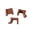 Brown, variant on Plant Pot Feet Risers - Elevated Flower Pot Stand for Drainage & Airflow, Decorative Planter Lifters to Protect Floors & Decks from Water Stains, Heavy Duty Garden Accessories