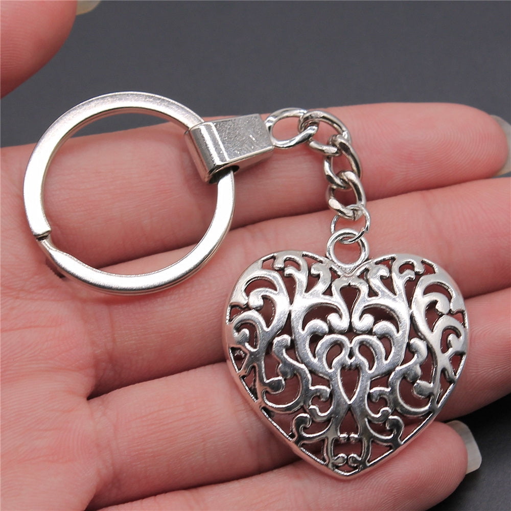 Tree of Life Keychain Geometric Alloy Key Ring Simple Fashion Gift Idea Bag Charm Car Key Decoration Accessories for