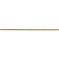 thumbnail image 3 of 14k Yellow Gold 30 Inch 1.5mm Rope Chain Necklace Pendant Charm, 3 of 9