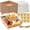 Brown, variant on TETOU 50 Pack Small Charcuterie Boxes with Clear Lids,5Inch To Go Paper Mini Charcuterie Cups,Disposable Food Containers Dessert Boxes for Sandwich Cookie Sushi Cake Slice Strawberries (Brown)
