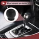 thumbnail image 3 of Cubierta de Pomo de Cambio de Marcha Única Bargains Universal para Coche SUV Camión RV Estilo Deslizante Protector de Mango de Cambio de Silicona 907-Negro, 3 of 7