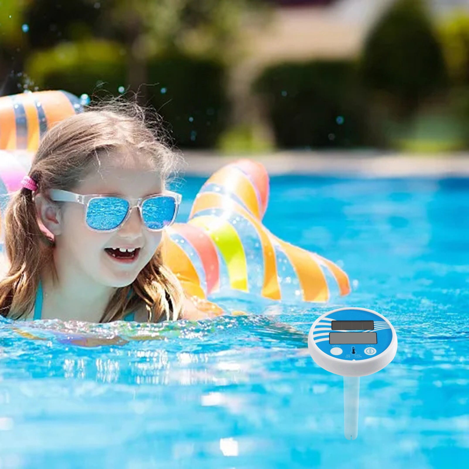 Solar Powered Floating Pool Heater for Constant Warm Water Efficient Swimming Accessory