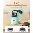 thumbnail image 3 of VEVOR Auto Hat Heat Press Machine with 2pcs Interchangeable Platens Touchscreen Green, 3 of 9
