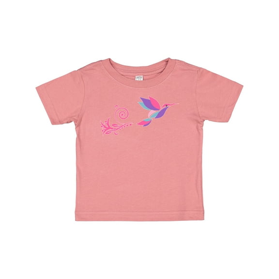 Inktastic Hummingbird Flying Swirl Girls Baby T-Shirt