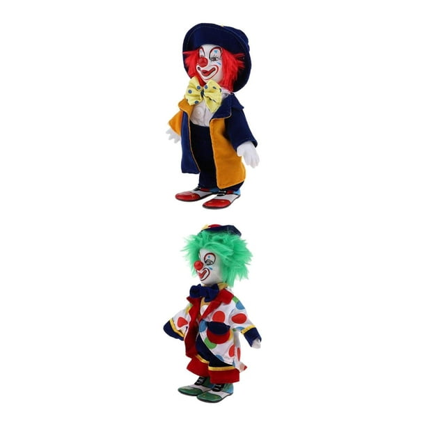 Figura De muñeco CUTICAT artesanal para decoración del hogar 2 uds azul oscuro verde