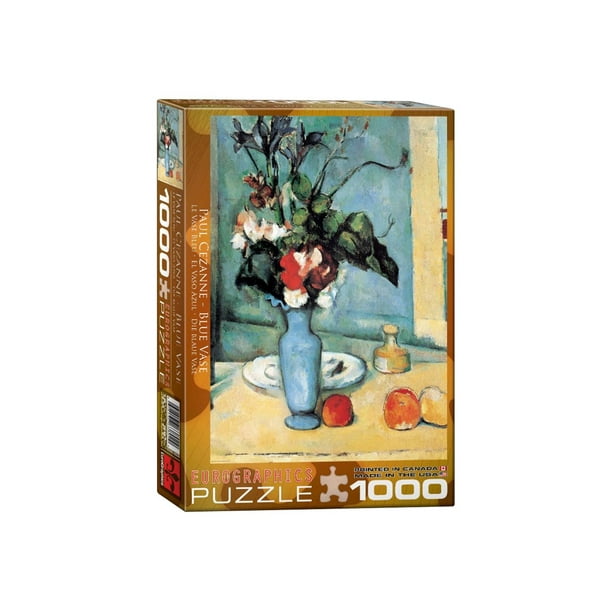 Puzzle Fleurs dans un vase bleu, 500 pieces