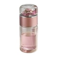 thumbnail image 1 of JIEMUCES Glass Tea Infuser Double Layer Insulation Tea Maker Leak-proof Portable Travel Tea Cup with Filter Tea Water Separation Tea Bottle Gift for Tea Lovers, 1 of 8