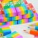 thumbnail image 4 of 30 Piezas Borrador 2B Mini Borrador Arco Iris para Niños Borrador Suave 2B Juego de Borrador Escolar Suave Bolsa de Fiesta Juguete de Regalo, 4 of 5
