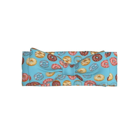Baby Bows, cute donut Bow for Baby Girls Boys, Soft Hair Bows 0-6 Months Hair Accessories for Newborns Infants
