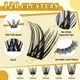 thumbnail image 3 of Kit de extensión de pestañas Leefrei Wispy Lash Clusters D Curl, 3 of 8