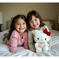 thumbnail image 4 of AlphaDesignLuxe Kawaii Cat Plush Toy Pink Heart Ultra Soft 1 Count 10 in, 4 of 7