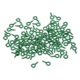 thumbnail image 1 of 500uds Pequeño Tornillo Ojo Pasadores Ganchos Mini Ojales Tornillos Roscados, 4x8x1mm Autorroscante Tornillo para Joyería Fabricación Accesorios Bricolaje Artesanía, Césped Verde, 1 of 5
