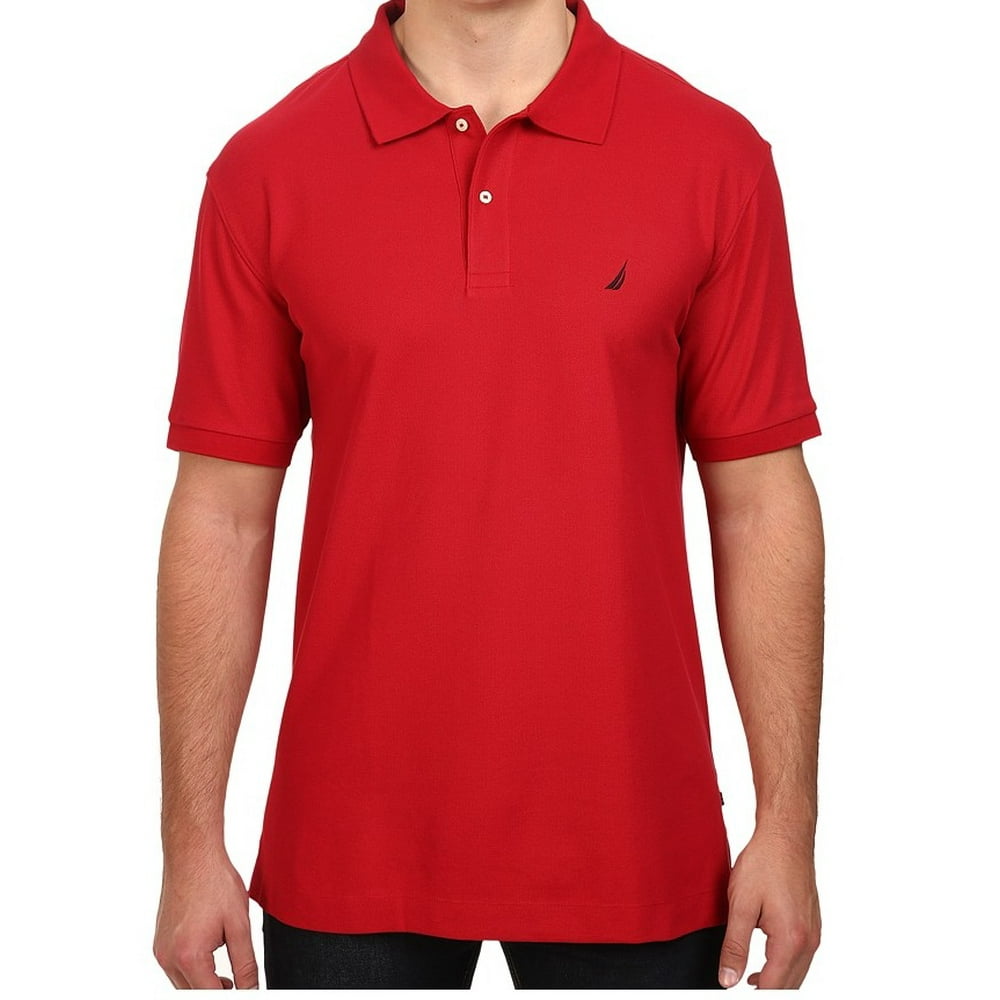 Nautica Nautica NEW Solid Red Men's Size 5XLT Performance Deck Polo
