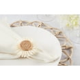 thumbnail image 4 of Saro Lifestyle Flower Design Napkin Ring (Set of 4), 4 of 4
