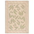 thumbnail image 2 of Safavieh Courtyard Euler Floral Indoor/Outdoor Area Rug, Natural/Olive, 8' x 11', 2 of 10