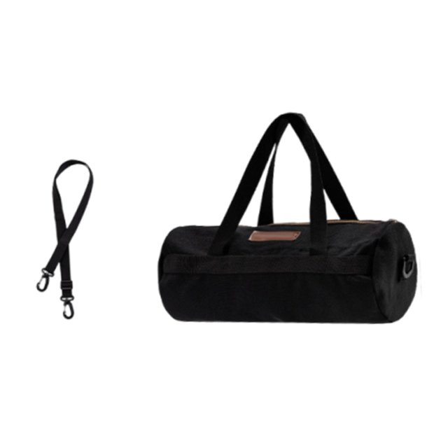 Bolsa organizadora para estacas de tienda de campaña con correa para el hombro y asa, portátil, resistente Negro
