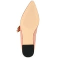 thumbnail image 5 of Journee Signature Womens Genuine Leather Emerence Loafer Pointed Toe Slip On Flats, 5 of 8