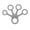 Grey, variant on Five Finger Silicone Tension Finger Trainer for Hand Strength Training Light Gray