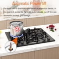 thumbnail image 7 of 24 Inch Black Gas Cooktop - Built-in Dual Fuel Natural Gas & Propane Stove - 4 Burner Convertible Cooktop with Thermocouple Protection, 7 of 7