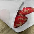 thumbnail image 5 of Ambesonne Christmas Place Mats Set of 4, Baubles on Snowflake, Standard Size, Red White, 5 of 6