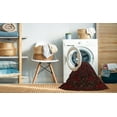 thumbnail image 2 of Ahgly Company Machine Washable Indoor Square Traditional Bakers Brown Area Rugs, 6' Square, 2 of 7