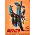 thumbnail image 2 of Espert Arcos, Jose 14x18 Gold Ornate Wood Framed with Double Matting Museum Art Print Titled - Mexico Vintage Travel Poster, 2 of 4