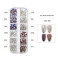 thumbnail image 1 of Dvkptbk nail sticker Nail Art Flat Rhinestones Mix and Match Size Glass Nail Sticker Rhinestones, 1 of 2