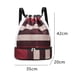 thumbnail image 2 of Hukapapa Mochila con cordón, Bolsa con cordón, Mochila con cordón, Mochila grande con separación en seco y húmedo, color rojo, 2 of 5