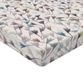 thumbnail image 4 of Ambesonne Floral Design Fitted Sheet, Simple Wildflowers, Queen Size, Eggshell Purple Grey, 4 of 5