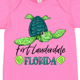 thumbnail image 4 of Inktastic Fort Lauderdale, Florida Happy Sea Turtle Boys or Girls Baby Bodysuit, 4 of 5
