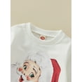 thumbnail image 5 of TSEXIEFOOFU Toddler Baby Christmas Autumn Pullover Santa Letter Print Long Sleeve Round Neck Sweatshirt for Boys Girls, 5 of 8