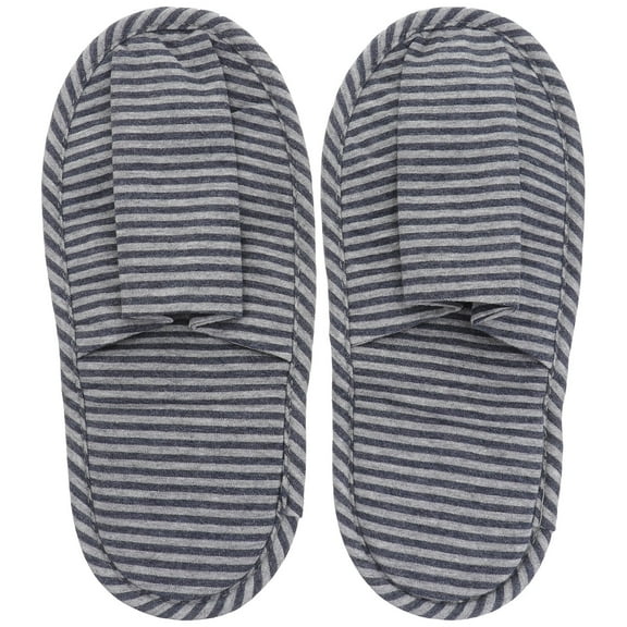 1 Pair Travel Slippers Portable Folding Slippers Indoor Cotton Slippers with Bag