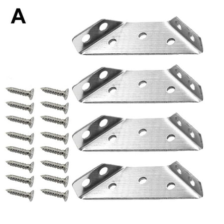 

Triangle Bracket Furniture Support Universal Connector Corner Fastener V5Q3