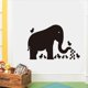 thumbnail image 2 of Wall Sticker, Creative PVC Switch Sticker Waterproof Removable Decorations Wall Stickers Mural Art Wall Sticker, Cute Humorous Fashion (BlackElephant), 2 of 5