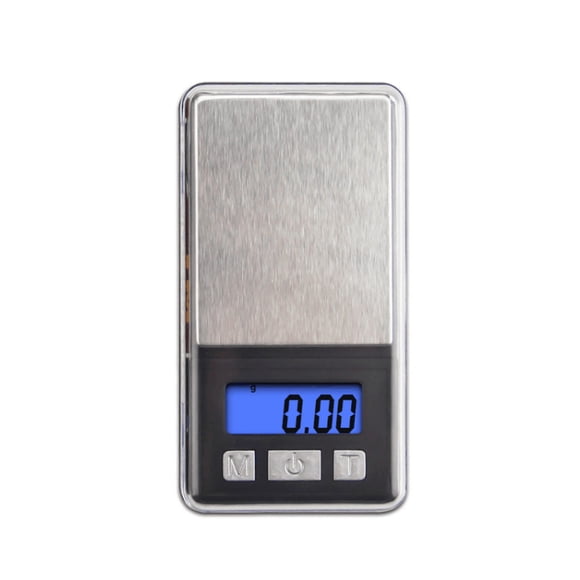 Riwesomey Mini báscula electrónica con pantalla LCD de alta precisión, 0,01g, herramientas de pesaje para el hogar, básculas de laboratorio, Medidores de medidas dimensionales