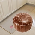 thumbnail image 1 of serony Handmade Boho Moroccan Pouf Cover Bohemian Decor Unstuffed Unfilled Dark Brown, 1 of 9
