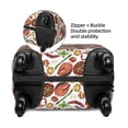 thumbnail image 4 of Lsque Cooking Bbq Printed Luggage Cover, Travel Luggage Protector,Scratch and Dirt Resistant, Fits 18-32 Inch Luggage - X-Large, 4 of 9