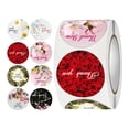thumbnail image 5 of Round Sticker Self-Adhesive Sticker Valentine's Day Sticker Thank You Sticker Reward Sticker Decorative Labels Sticker, 5 of 8