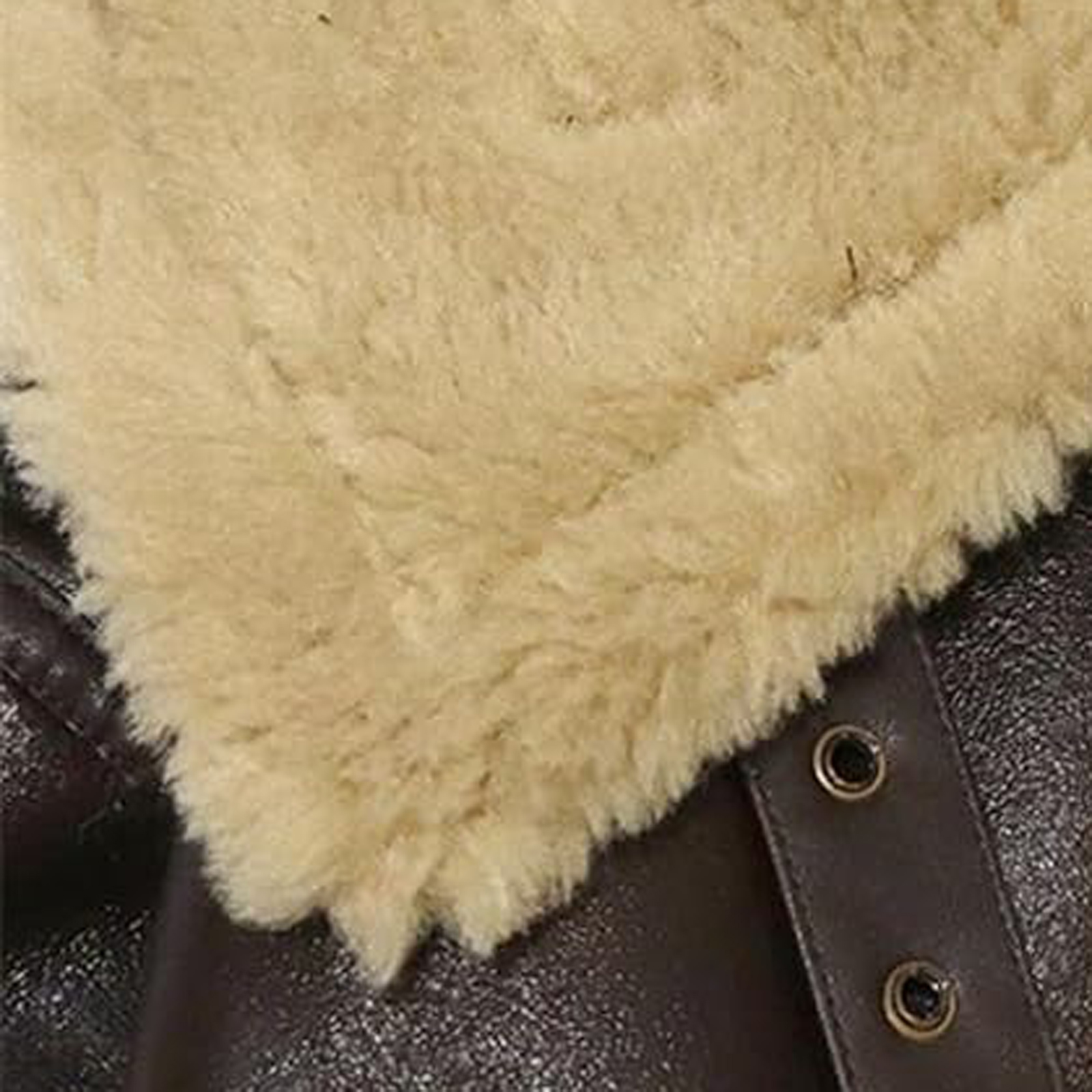 NANAIQ Leather Jackets For Women Women's Bomber Jacket Womens Fall Clothes Zip Up Faux Leather Coat Fur-Collar Warm for Winter Christmas, Brown, M