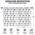 thumbnail image 2 of Blackout Kids Curtains,Hedgehog Childrens Insulated Curtains Set Of 2,Bedroom Essentials,Toddler Room Decor 42"x54"(106x137cm), 2 of 4