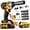 Machine with battery * 1+multiple accessories, variant on DGB Heavy Duty 21V High Torque Cordless Impact Wrench 1/2" Drive Power Tool with Brushless Motor, Dual Batteries and Accessory Kit for Construction & Industrial Use