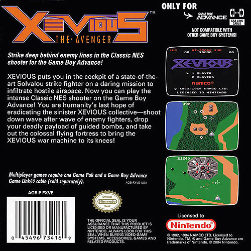 xevious nes