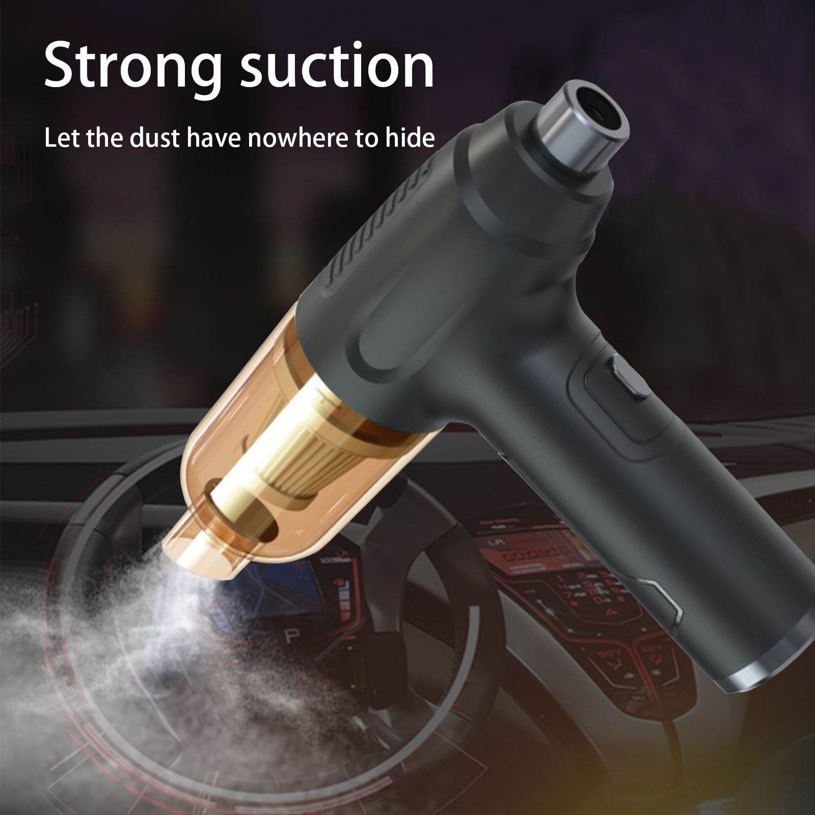 3 In 1 Air Duster 6000mAh 120W Vacuum Blower Cordless Compressed Keyboard Cleaner Electric Air Pump for PC Keyboard Car Cleaning with 2 Modes Holiday Saving Gifts