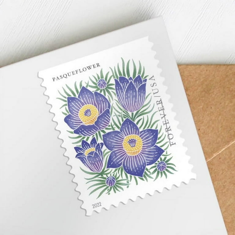 20 Botanical Art USPS Forever First Class Postage Stamps Beautiful Flower  Bloom
