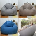 thumbnail image 2 of Housse de Canapé Pouf Très Grand Intérieur Fauteuil de Repos pour Adultes Enfants_cadeau Spécial, 2 of 5