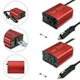 150W Car Power Inverter 12V Dc To 110V/220V Ac Converter Adapter Plug