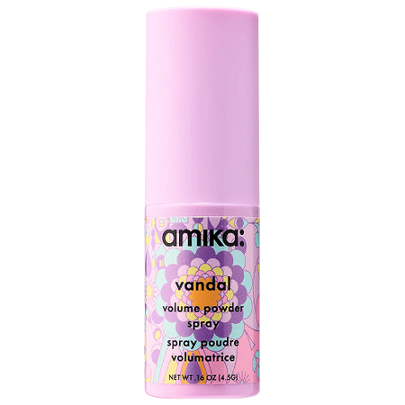 Amika Vandal Volumizing Texturizing Powder Hair Spray with Vitamin A & C, 0.16 oz, Travel Size