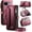 Hotpink, variant on for Google Pixel 10 A Phone Case, Women Men Multi-Function Wallet Case with Stand RFID Blocking Featuring Magnetic Closure Zipper Includes Shoulder Strap Wrist Strap,Black