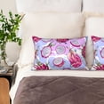thumbnail image 2 of Bingfone Dragon Fruit Satin Pillowcase for Hair - Standard Size with Zipper Silky & Soft Pillow Covers,20x30 Inches, 2 of 6